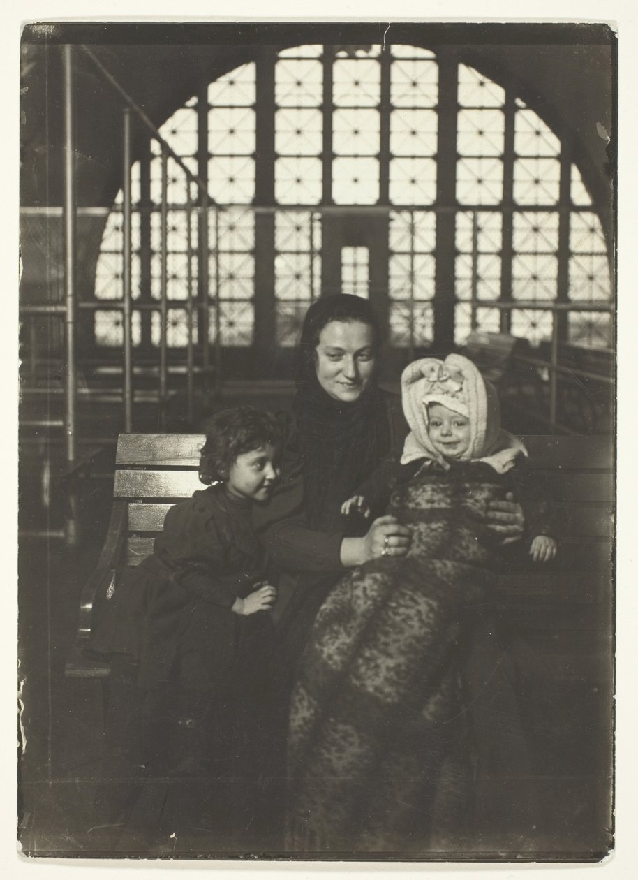 Russisk familie, Ellis Island af Lewis Wickes Hine