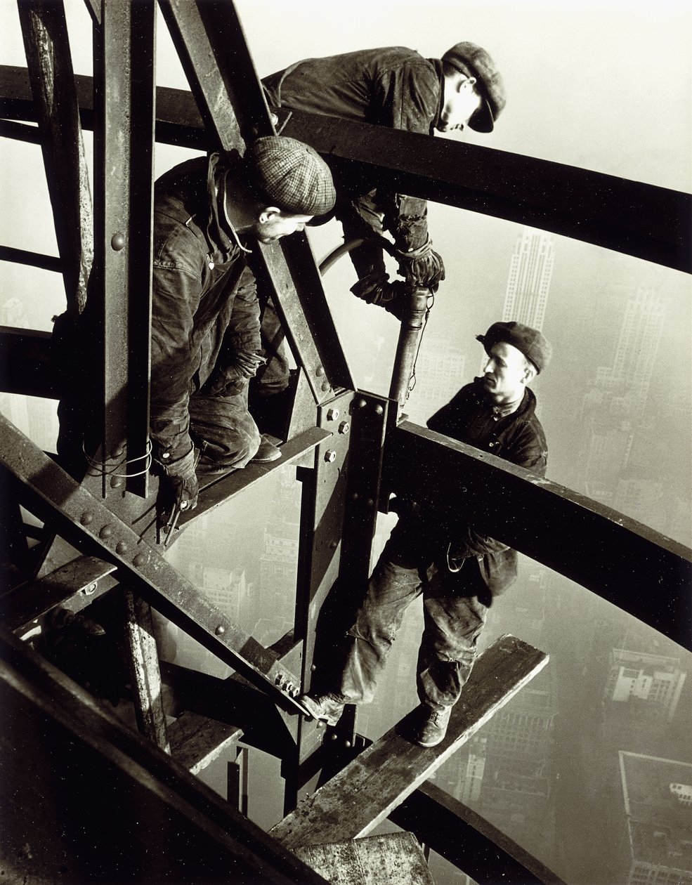 Toppen af fortøjningsmasten, Empire State Building af Lewis Wickes Hine