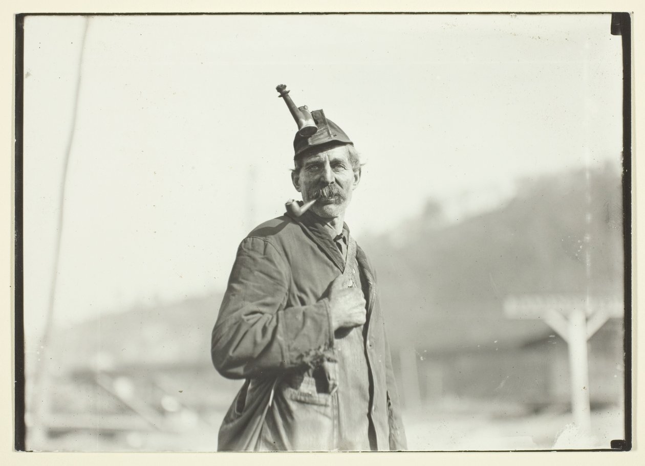 Walisisk kulminearbejder, mine i West Virginia af Lewis Wickes Hine