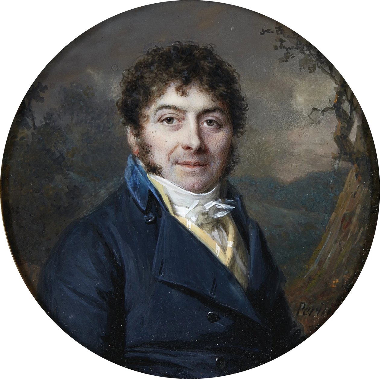 Portræt af Marc-Antonie Désaugiers (1772-1827) af Lié Louis Périn-Salbreux