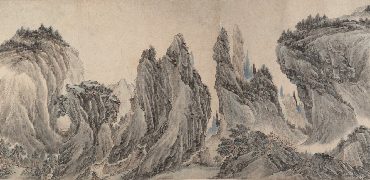 landskab efter dong yuan, jura N, MA yuan og X IA GUI, dato er defineret som, 1655. af Li Zai