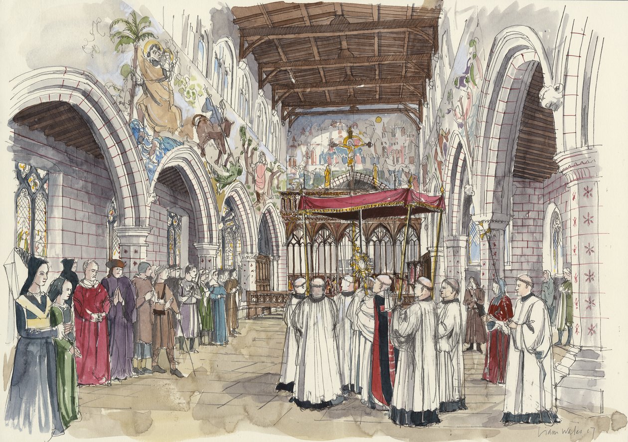 Ceremoniel procession i St Peter