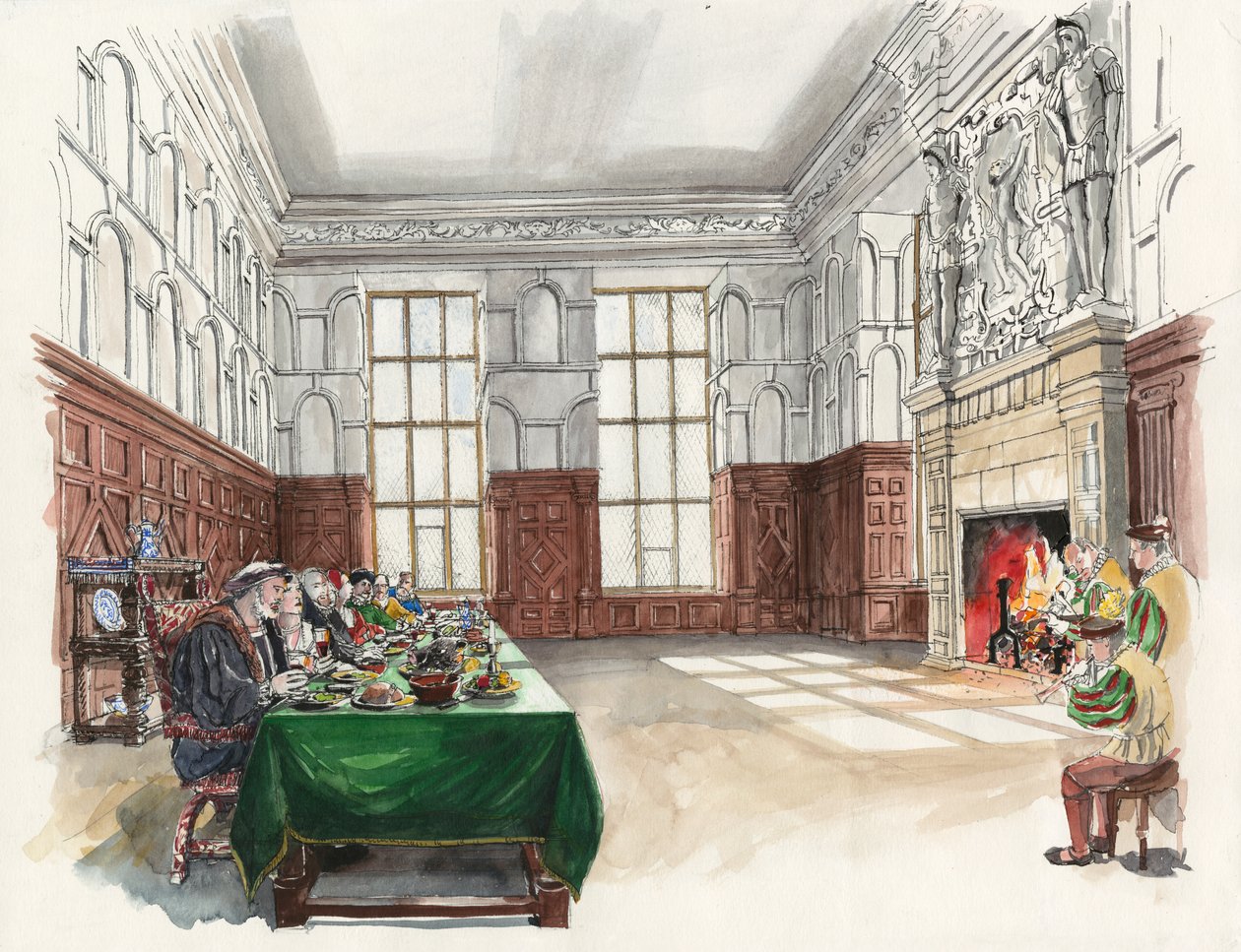 Hardwick Old Hall, 1601, c2000-2010 af Liam Wales