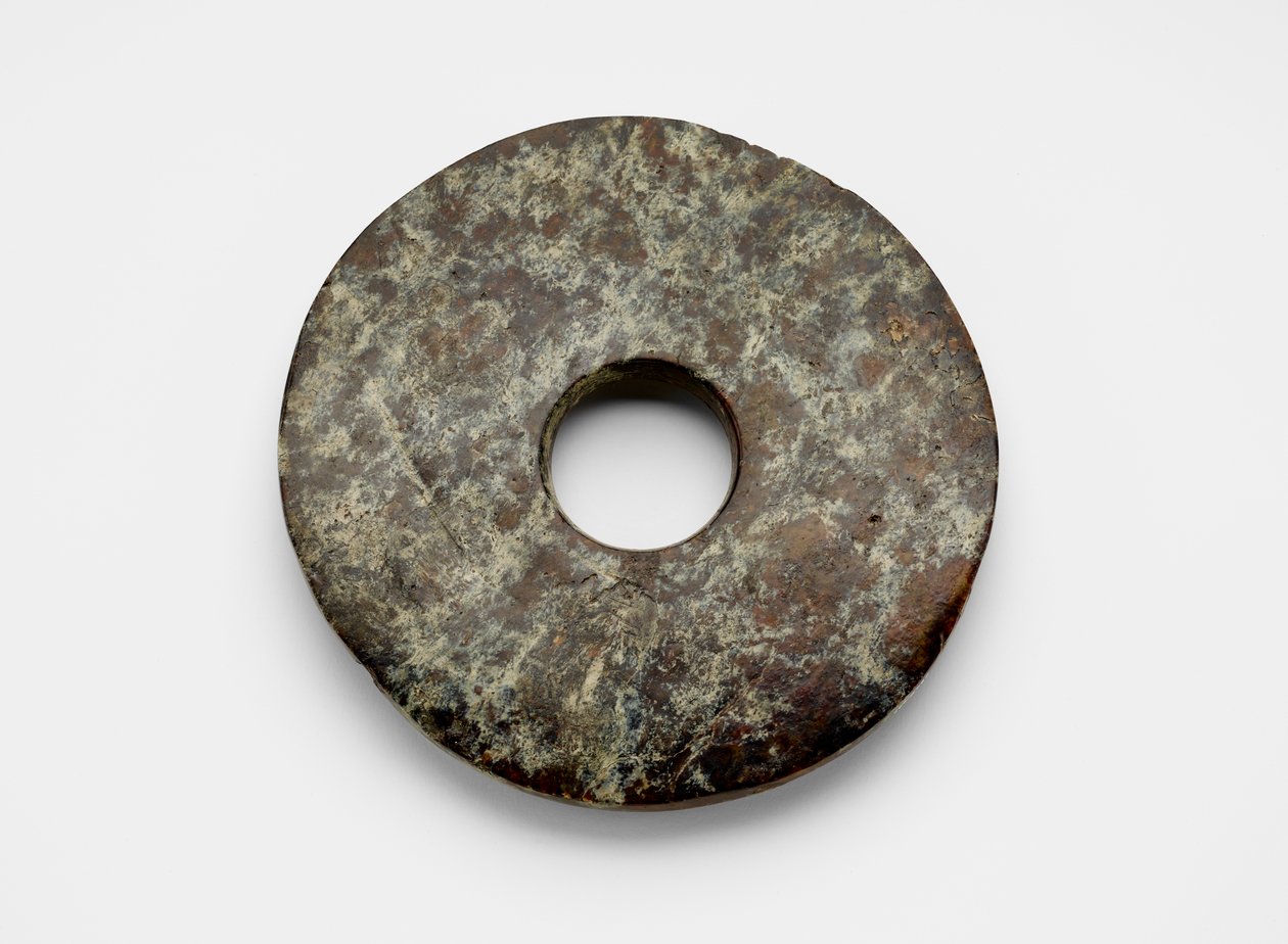 Disk, ca. 3300-2250 f.Kr af Liangzhu culture