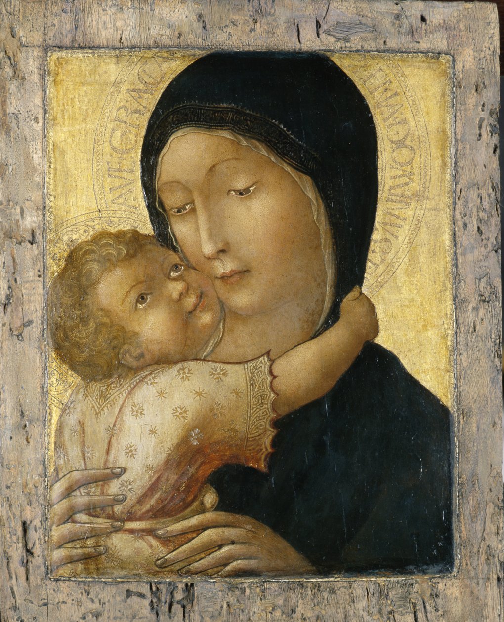 Madonna og barn, ca. 1470 (tempera på poppeltræ) af Liberale da Verona