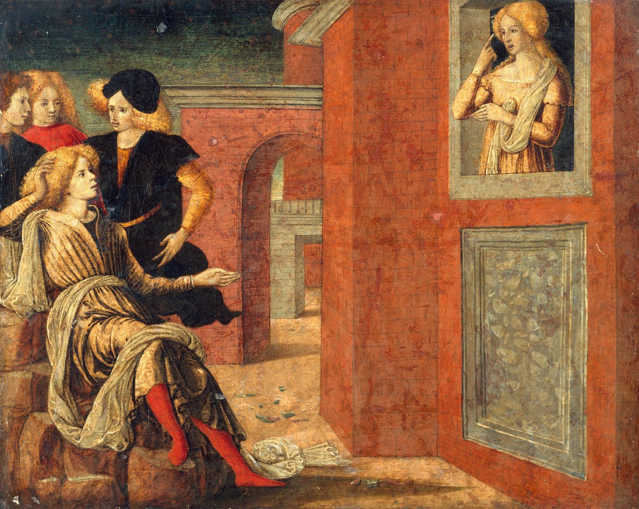 Scene fra en novelle. af Liberale da Verona