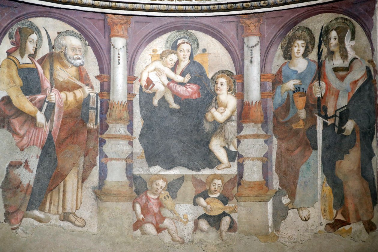 Marias himmelfartskatedral og Johannes Døberen, Saint Lucias alter af Pietro Di Gazino af Unbekannt Unbekannt
