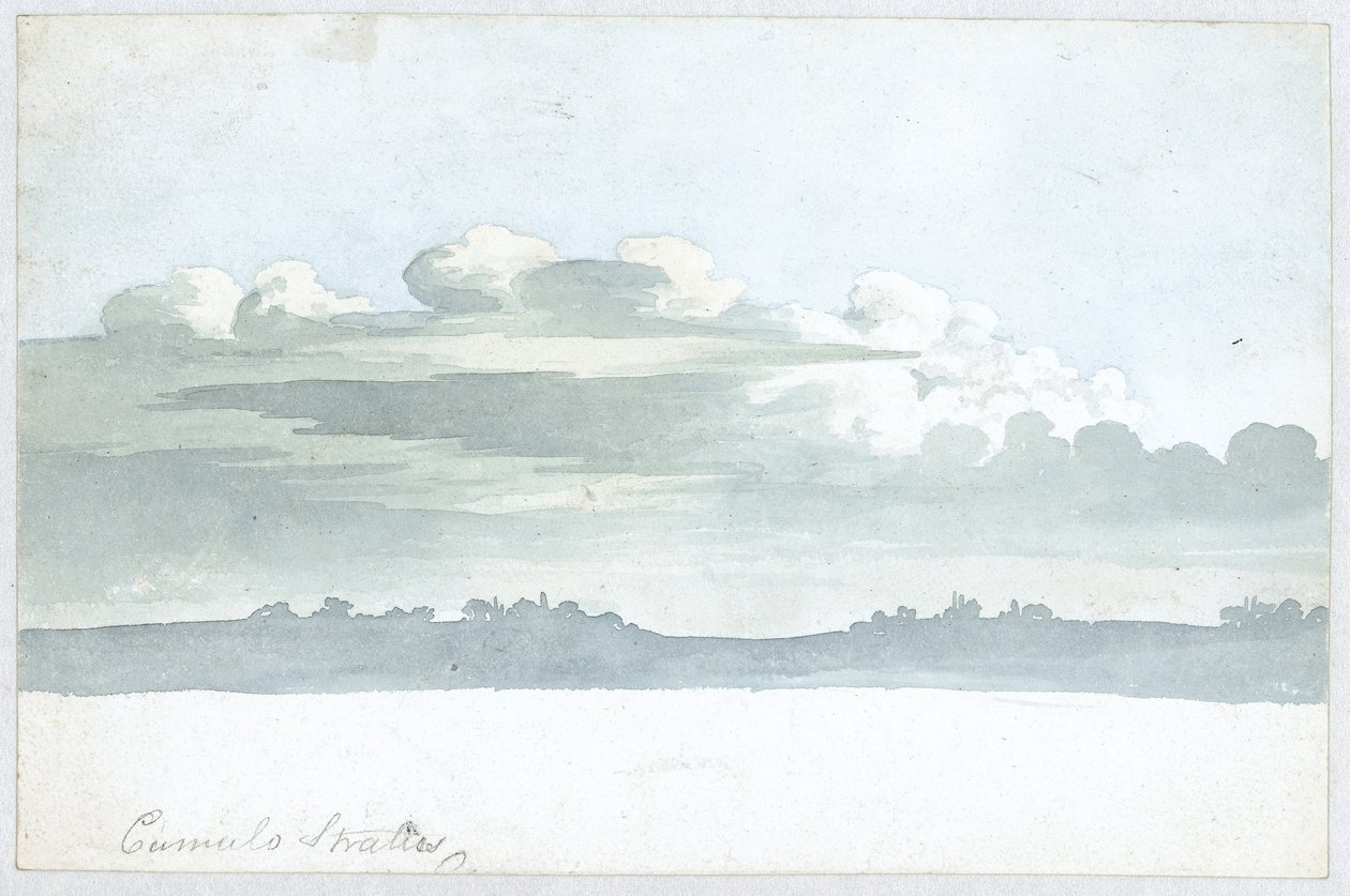 Skystudie af Luke Howard, c 1808-1811 af Unbekannt Unbekannt