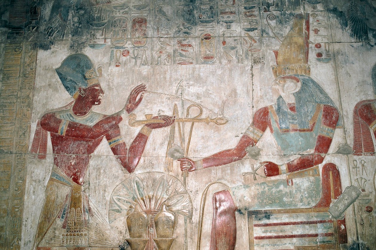 Egypten, Abydos, Farao Seti I
