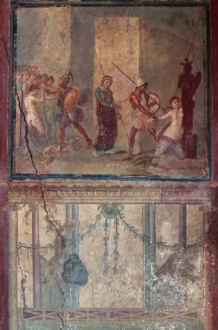 Fresco, House of Menander, Pompeji (UNESCOs verdensarvssted af Unbekannt Unbekannt
