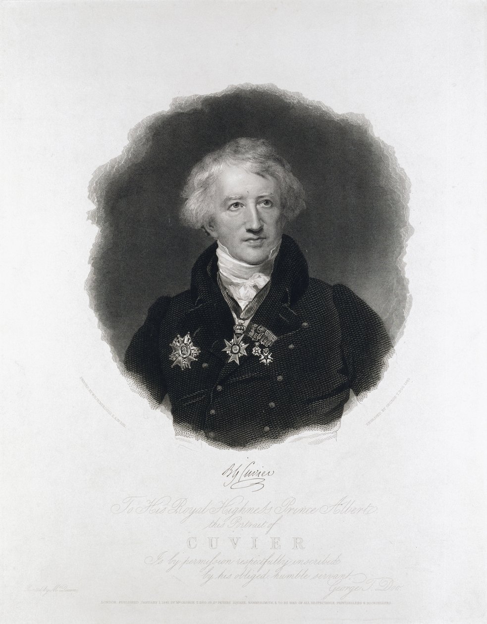 Georges Cuvier, fransk anatomist af Unbekannt Unbekannt