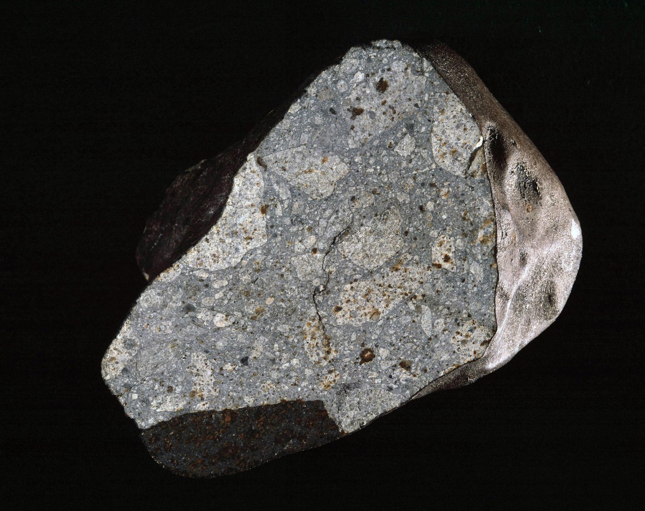 Meteorit fundet i daggry, faldet i 369 - Museum d