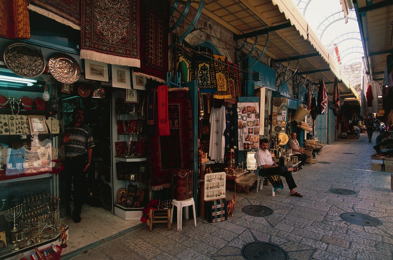Muslimsk kvarter, Jerusalem (foto) af Unbekannt Unbekannt