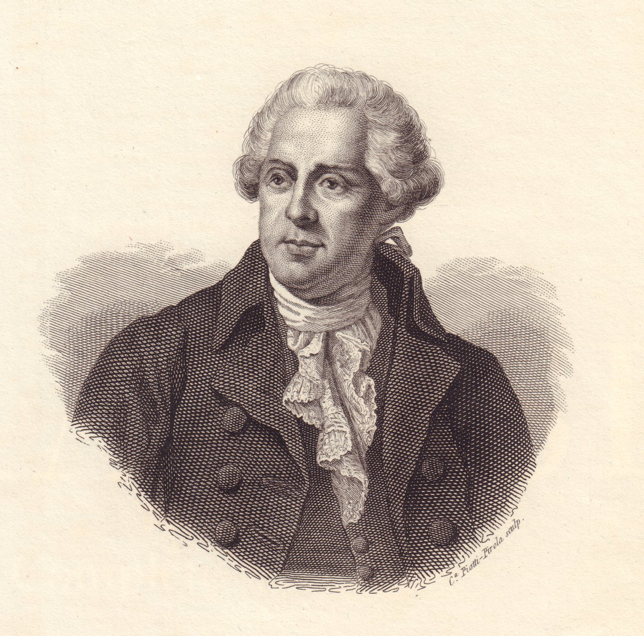 Portræt af den korsikanske patriot Filippo Antonio Pasquale de
