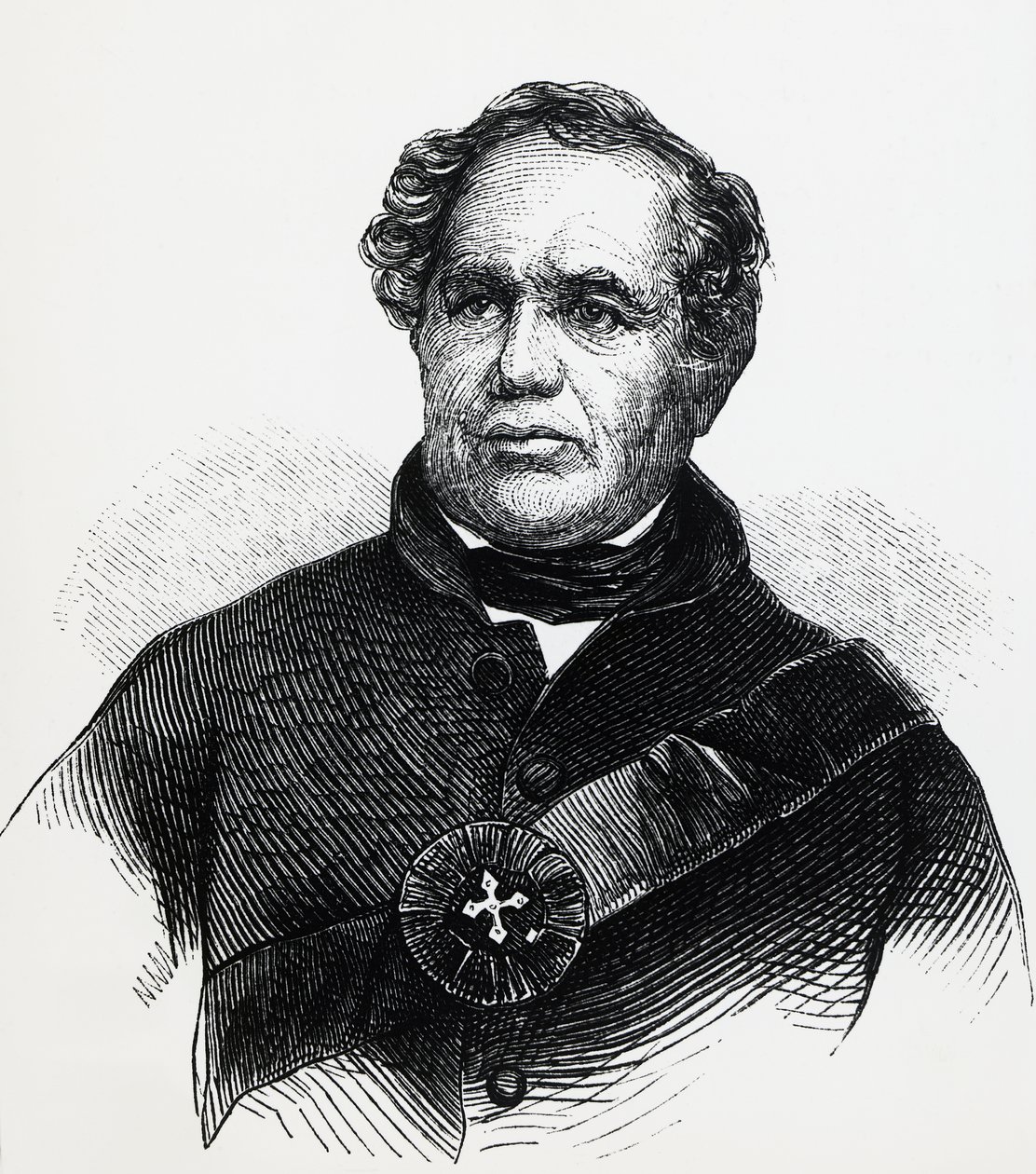 Portræt af Eleazar Williams (1788-1858), anglikansk præst, svigagtigt hævdede at være den tabte Dauphin af Frankrig, gravering af Unbekannt Unbekannt