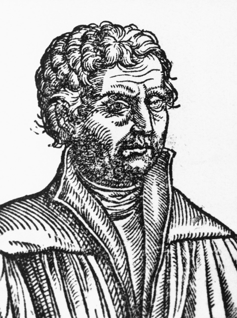 Portræt af Johannes Reuchlin (1455-1522), tysk filosof og humanist, gravering af Unbekannt Unbekannt