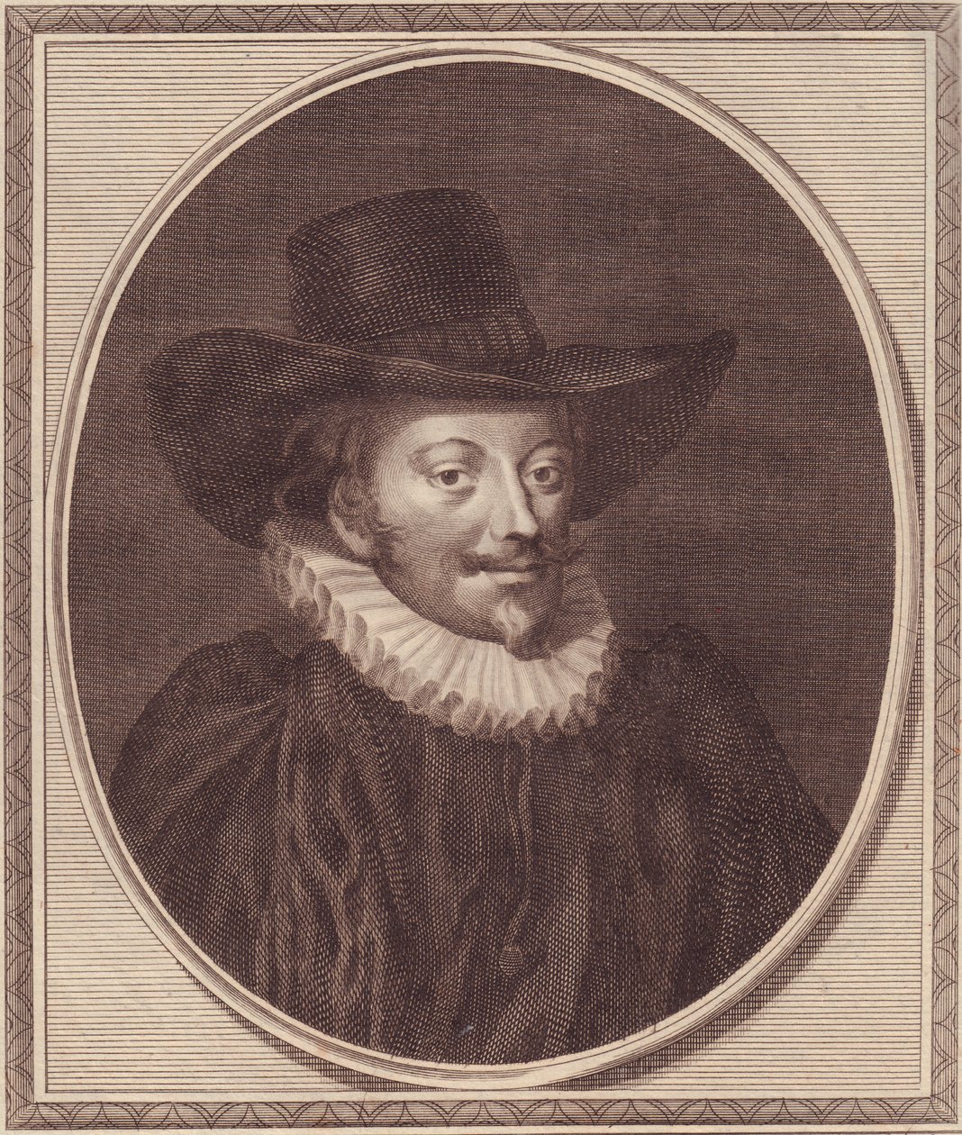 Portræt af John Williams (1582-1650), ærkebiskop af York, kobberstik af John Goldar (1729-1795) af Unbekannt Unbekannt