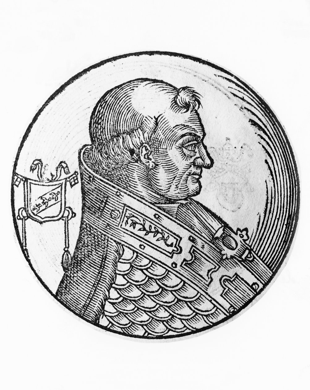 Portræt af Stefan IX eller X (Frederic de Lorraine, ca. 1020-1058) af Unbekannt Unbekannt