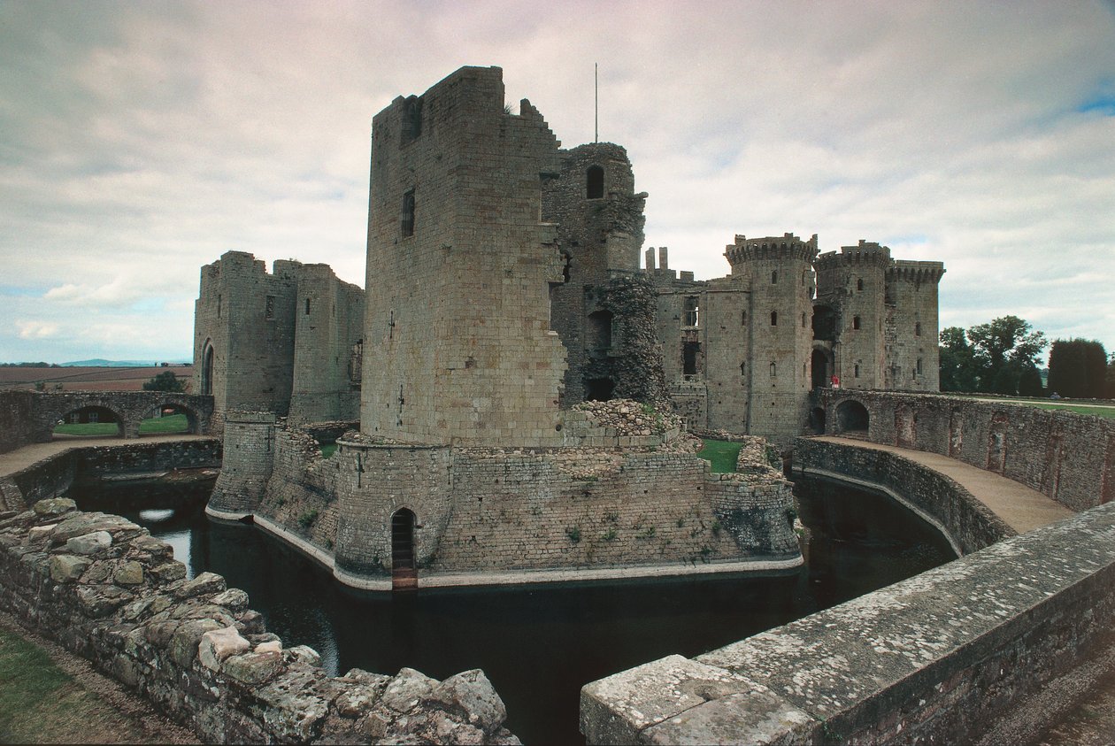 Raglan Castle, Monmouthshire, South Wales, Storbritannien (foto) af Unbekannt Unbekannt