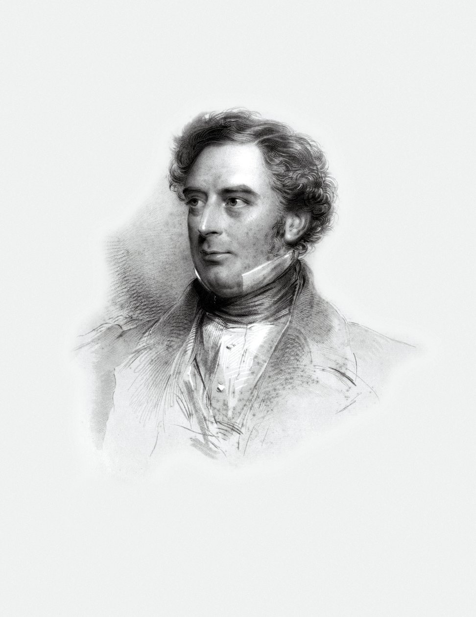 Robert Stephenson, engelsk maskin- og konstruktionsingeniør, c 1830-1839 af Unbekannt Unbekannt