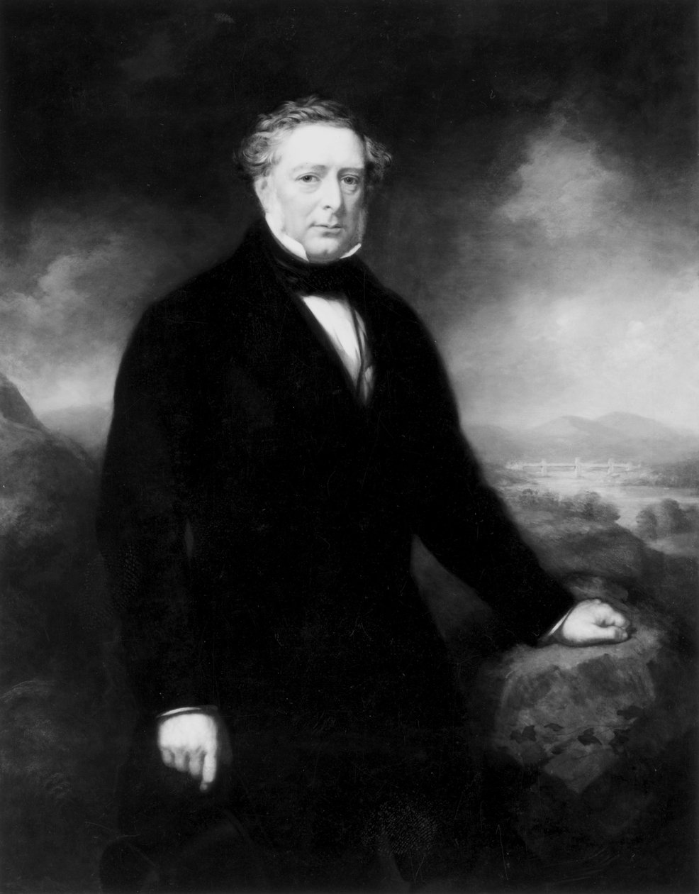 Robert Stephenson, engelsk maskin- og konstruktionsingeniør, c 1850-1859 af Unbekannt Unbekannt