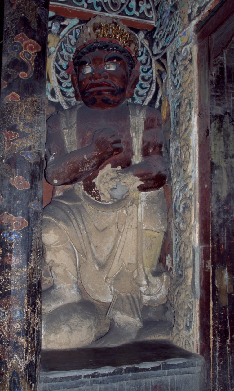 Skulptur fra Yungang-klosteret, nær Datong. Kina. af Unbekannt Unbekannt