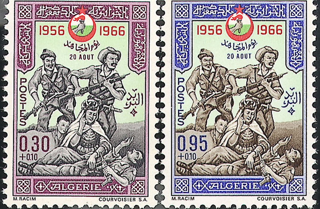 Frimærker til Algeriets uafhængighed 1956-1966 af Unbekannt Unbekannt