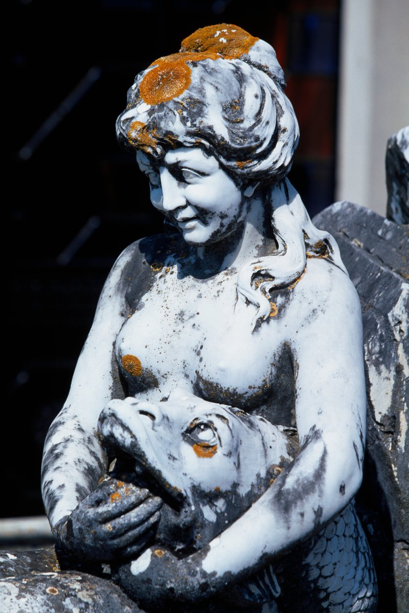 Statue i haven til grevepaladset af Estoi. Estoi, Portugal af Unbekannt Unbekannt