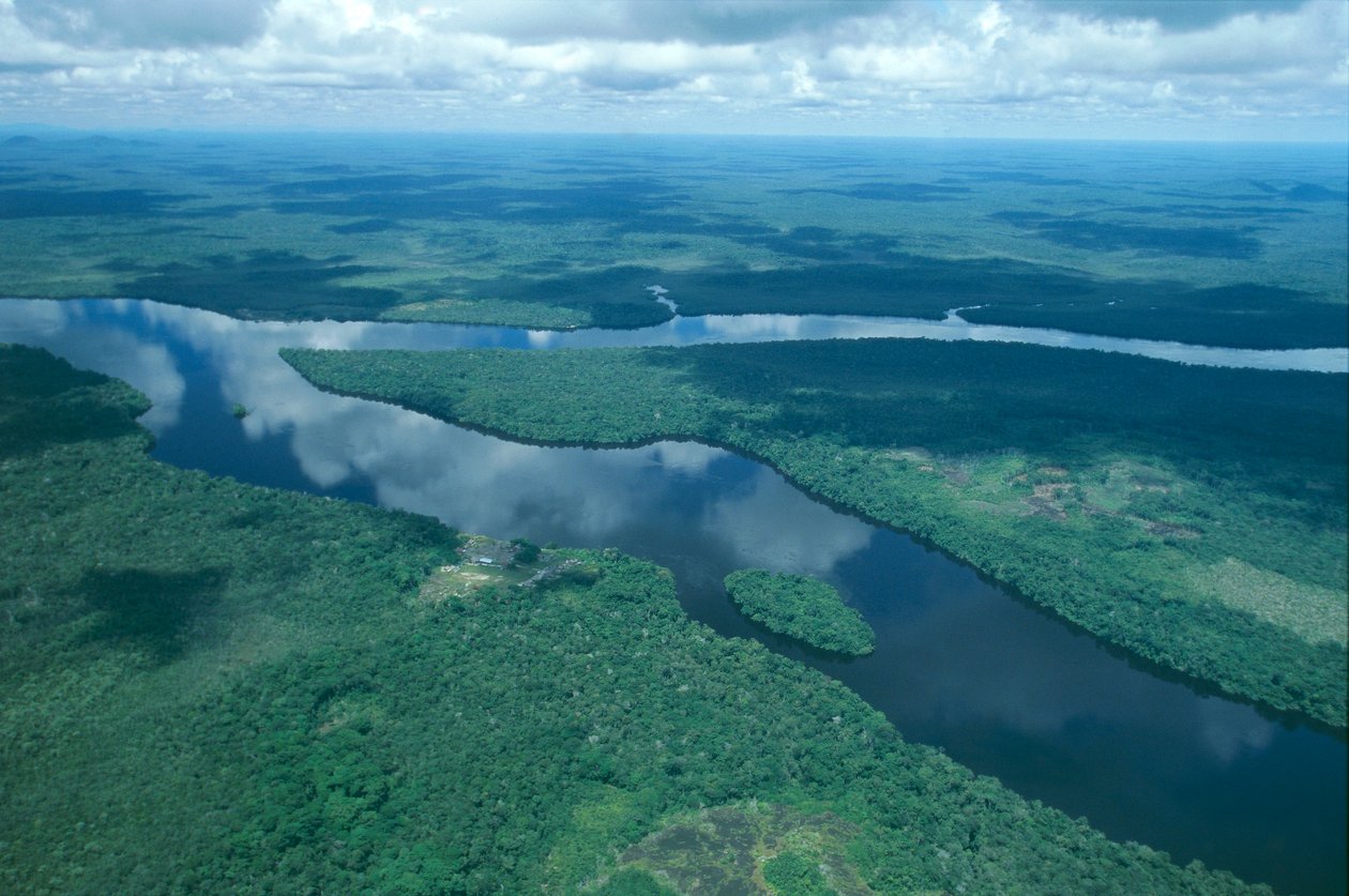 Venezuela, Guayana, Amazonas-staten, Orinoco-floden, luftfoto (Foto) af Unbekannt Unbekannt