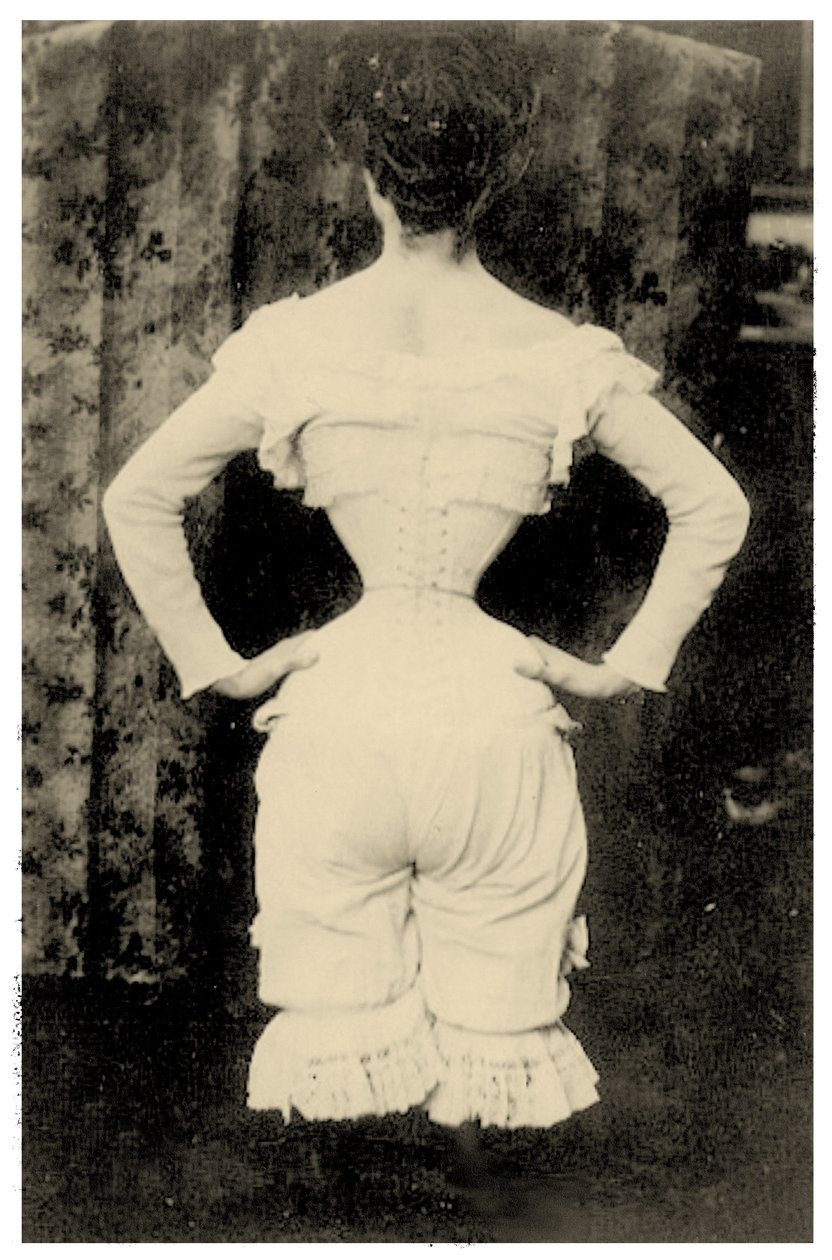 Kvinde iført korset ca. 1865 (foto) af Unbekannt Unbekannt