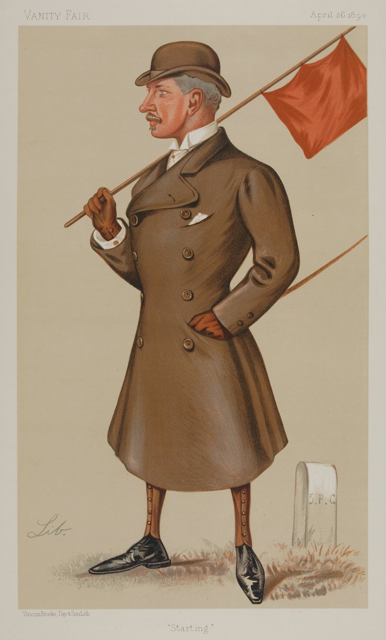 Lord Marcus Beresford, Vanity Fair, 1890-04-26 af Liborio Prosperi