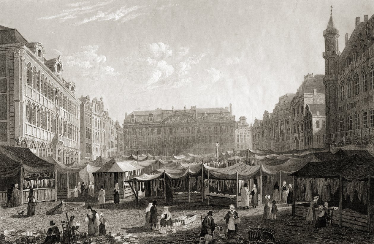 The Grande Place, Bruxelles, fra 