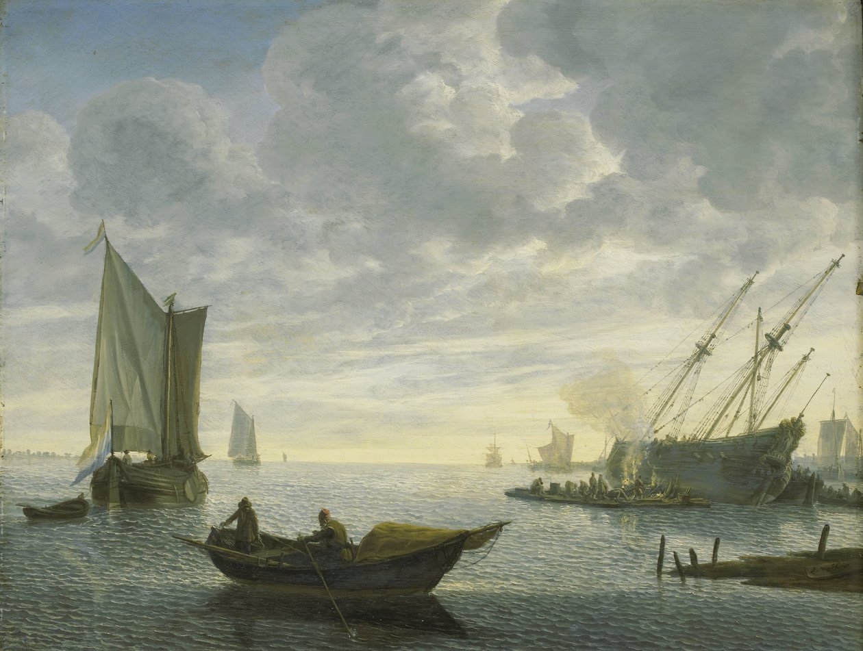 Kaldning af et fartøj af Lieve Pietersz. Verschuier