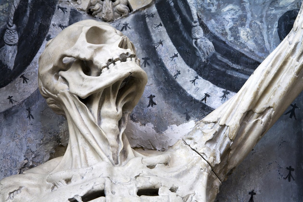 Flayed, or The Skeleton, detail af Ligier Richier
