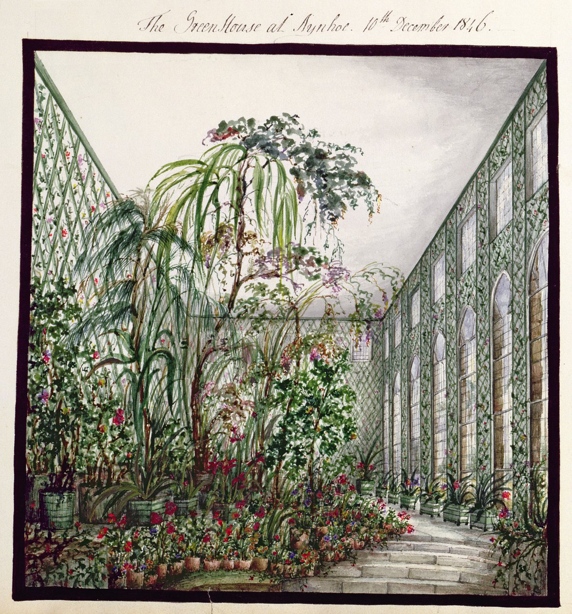 Drivhuset i Aynhoe, 1846 af Lili Cartwright