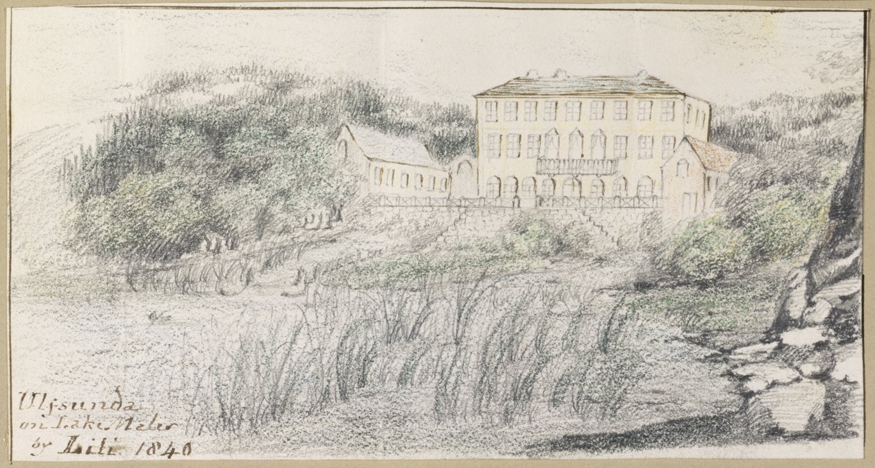 Ulfsunda ved Malersøen, 1840 af Lili Cartwright