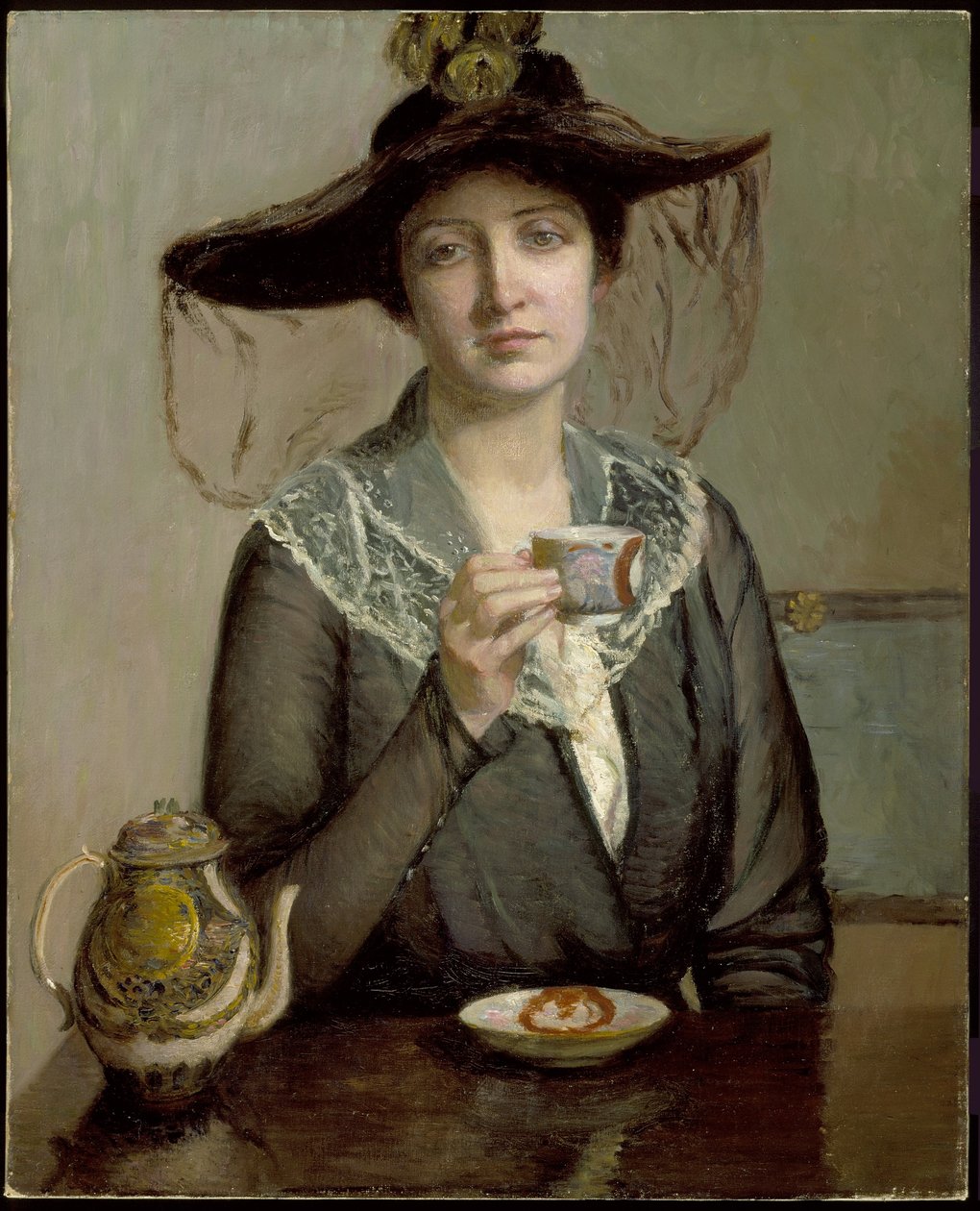 En kop te, ca. 1900 af Lilla Cabot Perry