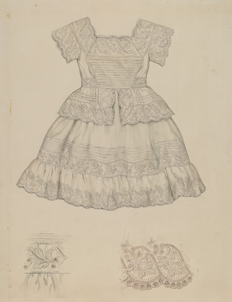 Barnekjole, 19351942. af Lillian Causey