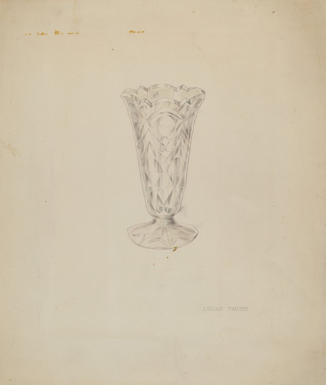 Vase, ca. 1937. af Lillian Causey