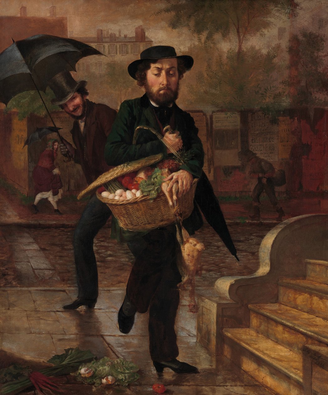 Ung mand, første markedsføring, 1854 af Lilly Martin Spencer