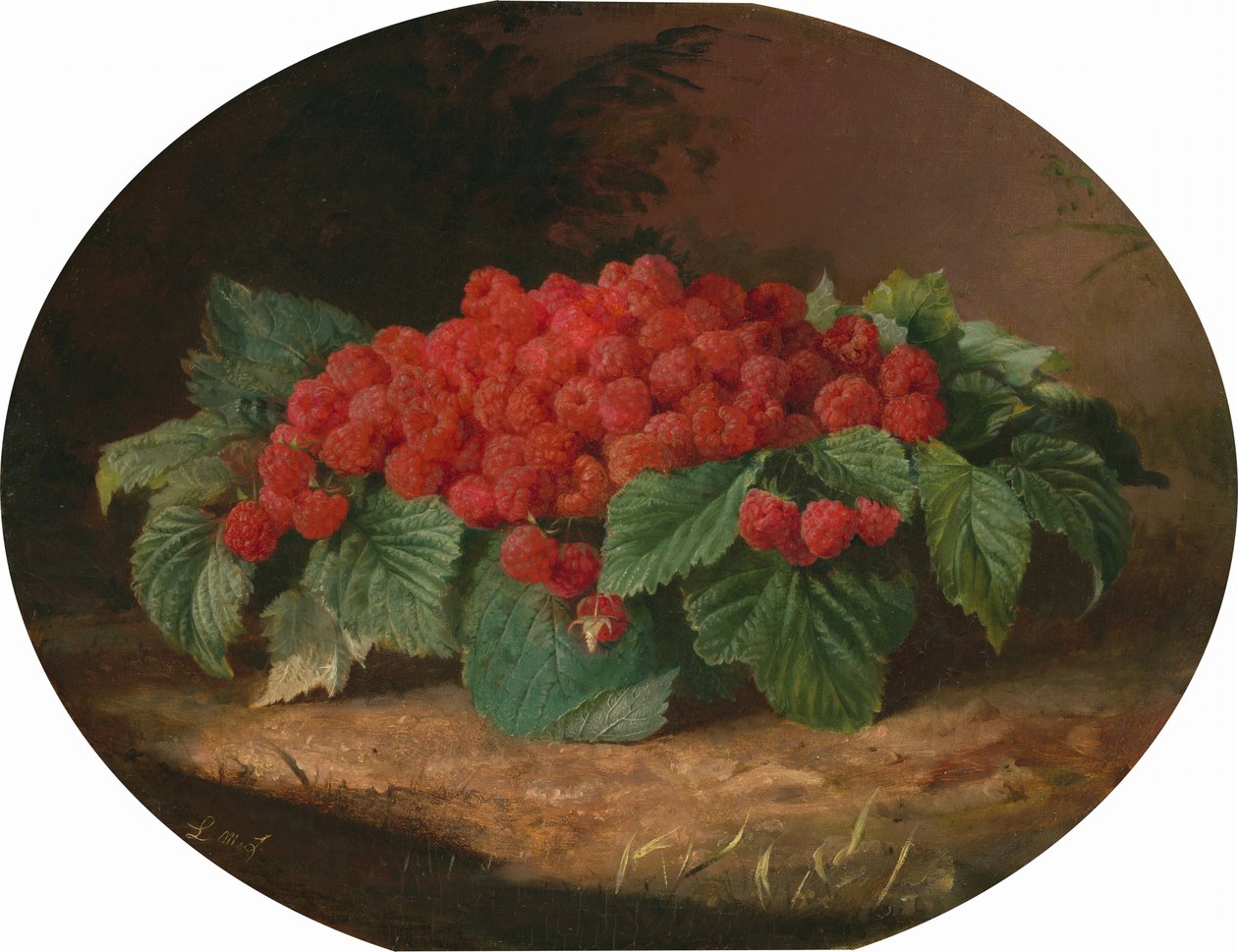 Hindbær af Lilly Martin Spencer