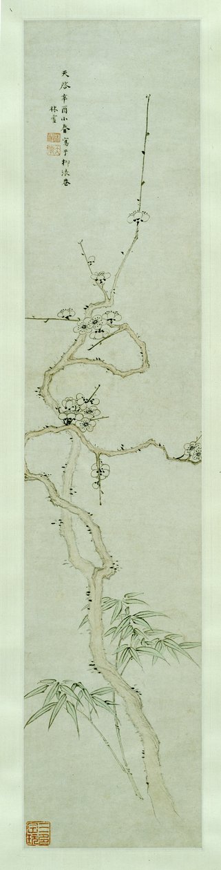 Prunus og bambus af Lin Xue