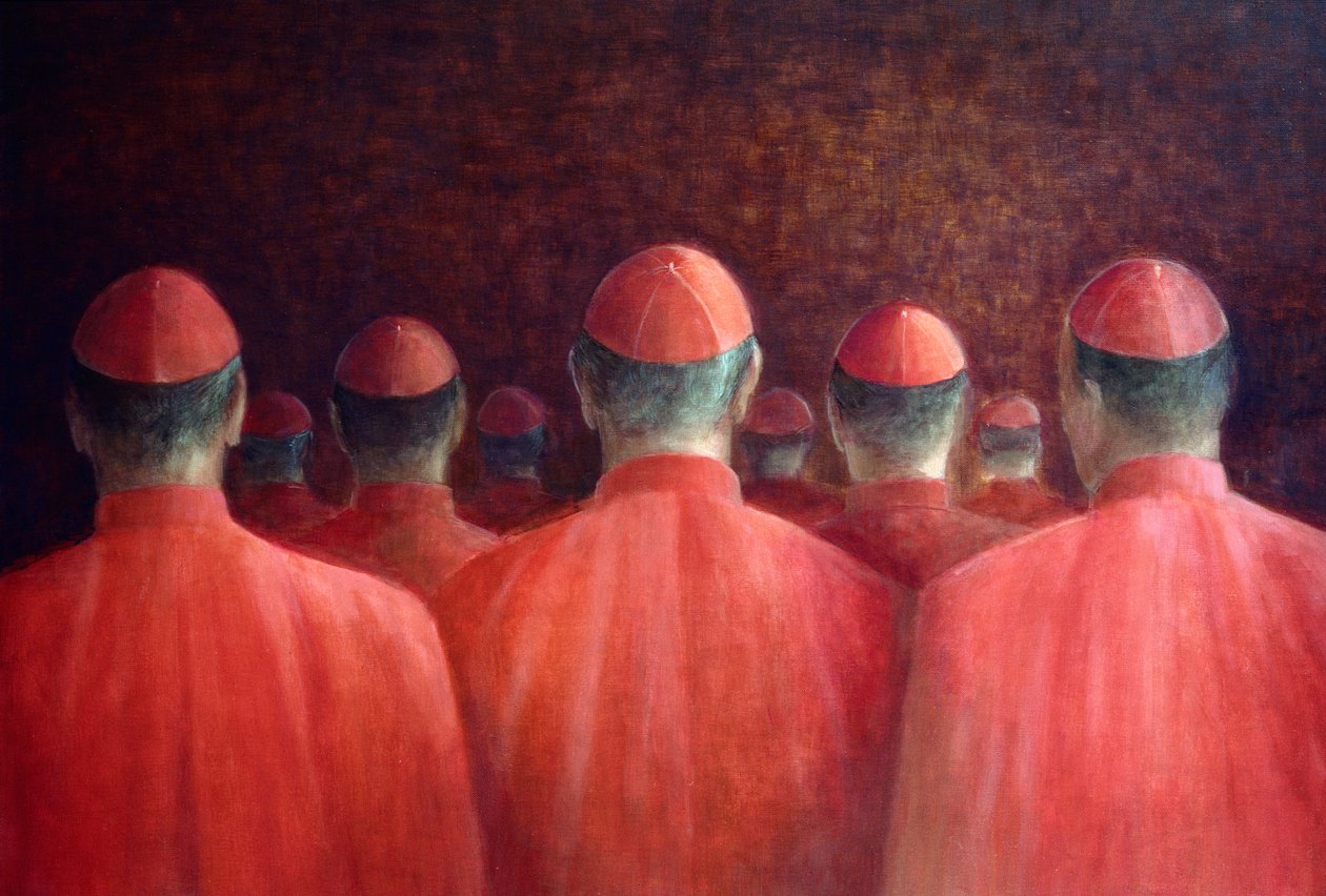 Cardinals, 2005 (akryl) af Lincoln Seligman