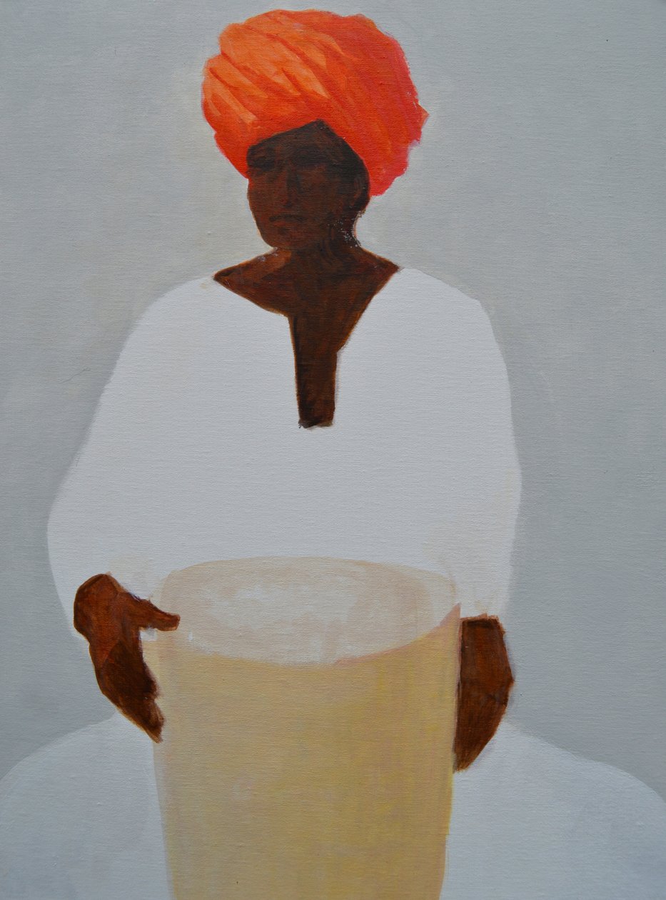 Trommeslager, Red Turban af Lincoln Seligman