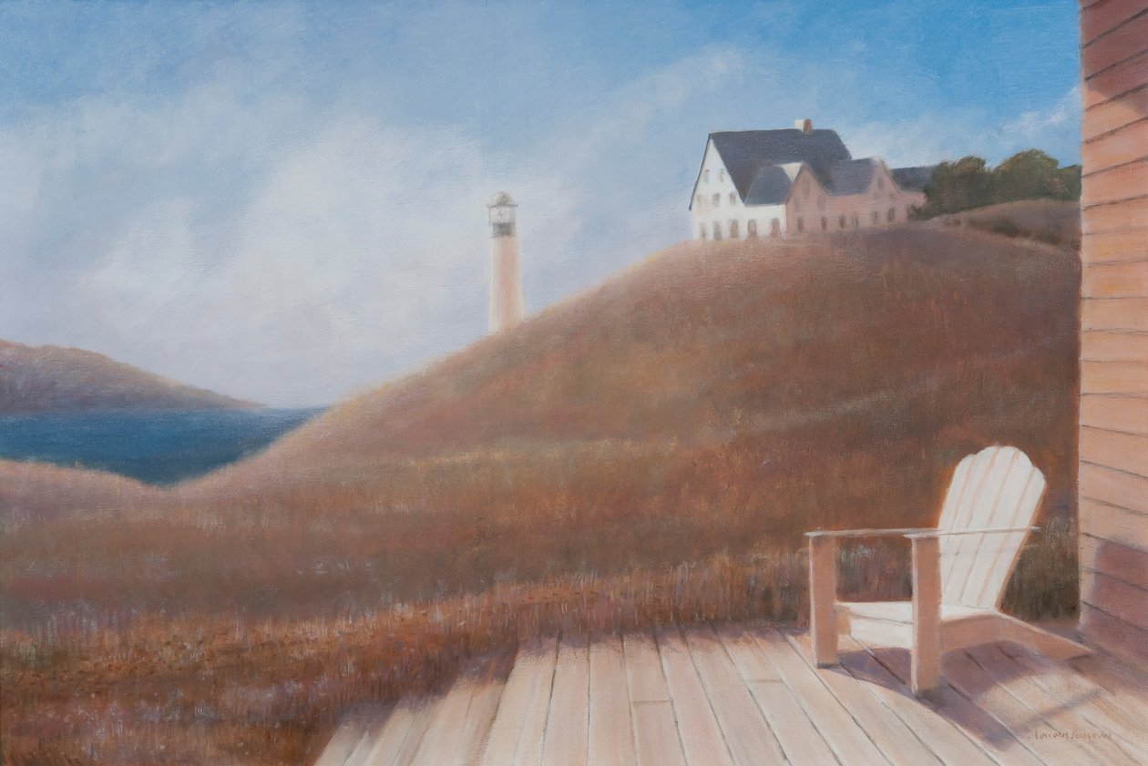 Maine landskab, 2012 (akryl på lærred) af Lincoln Seligman