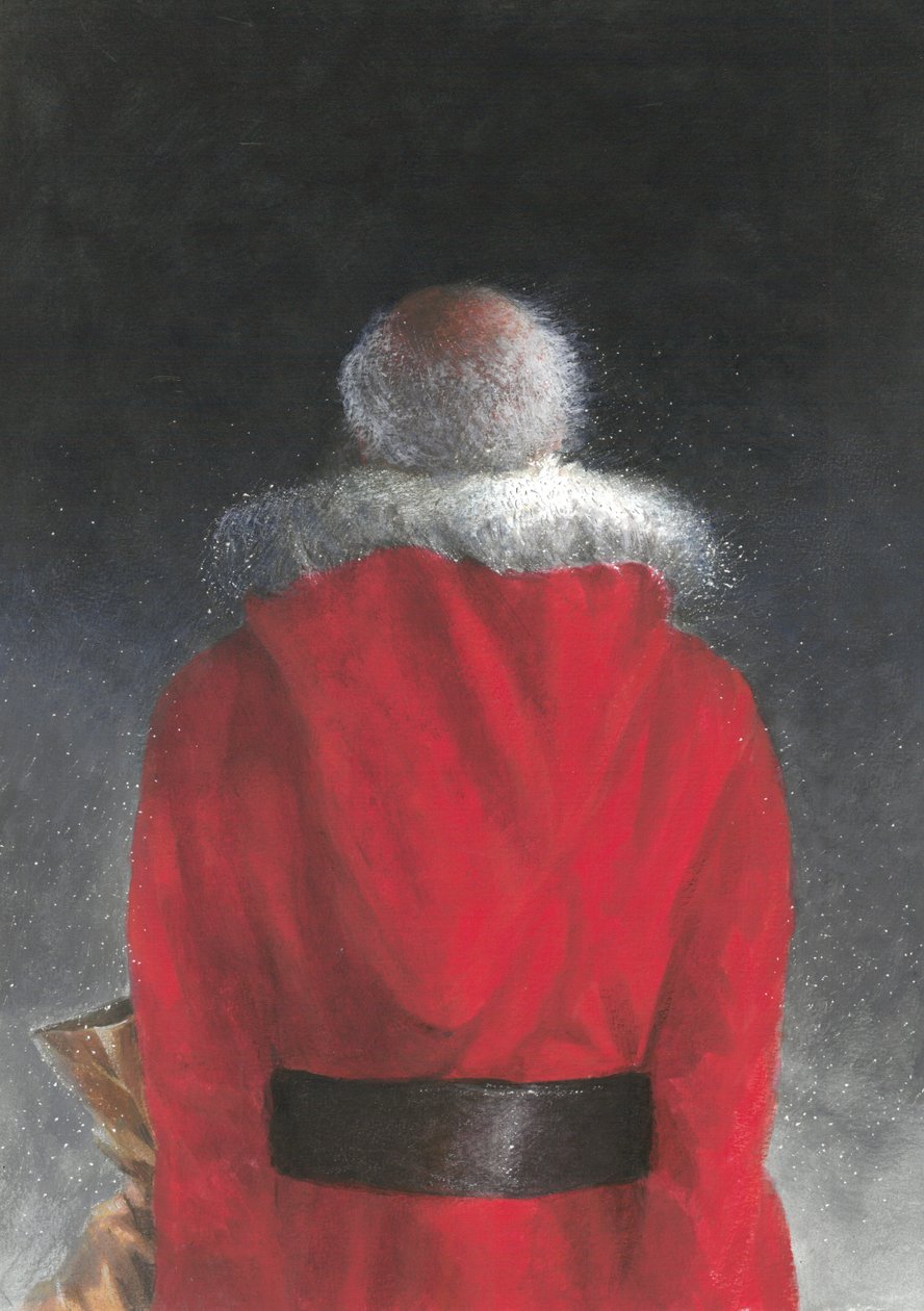 Mand i rød frakke (set bagfra), 2004 af Lincoln Seligman
