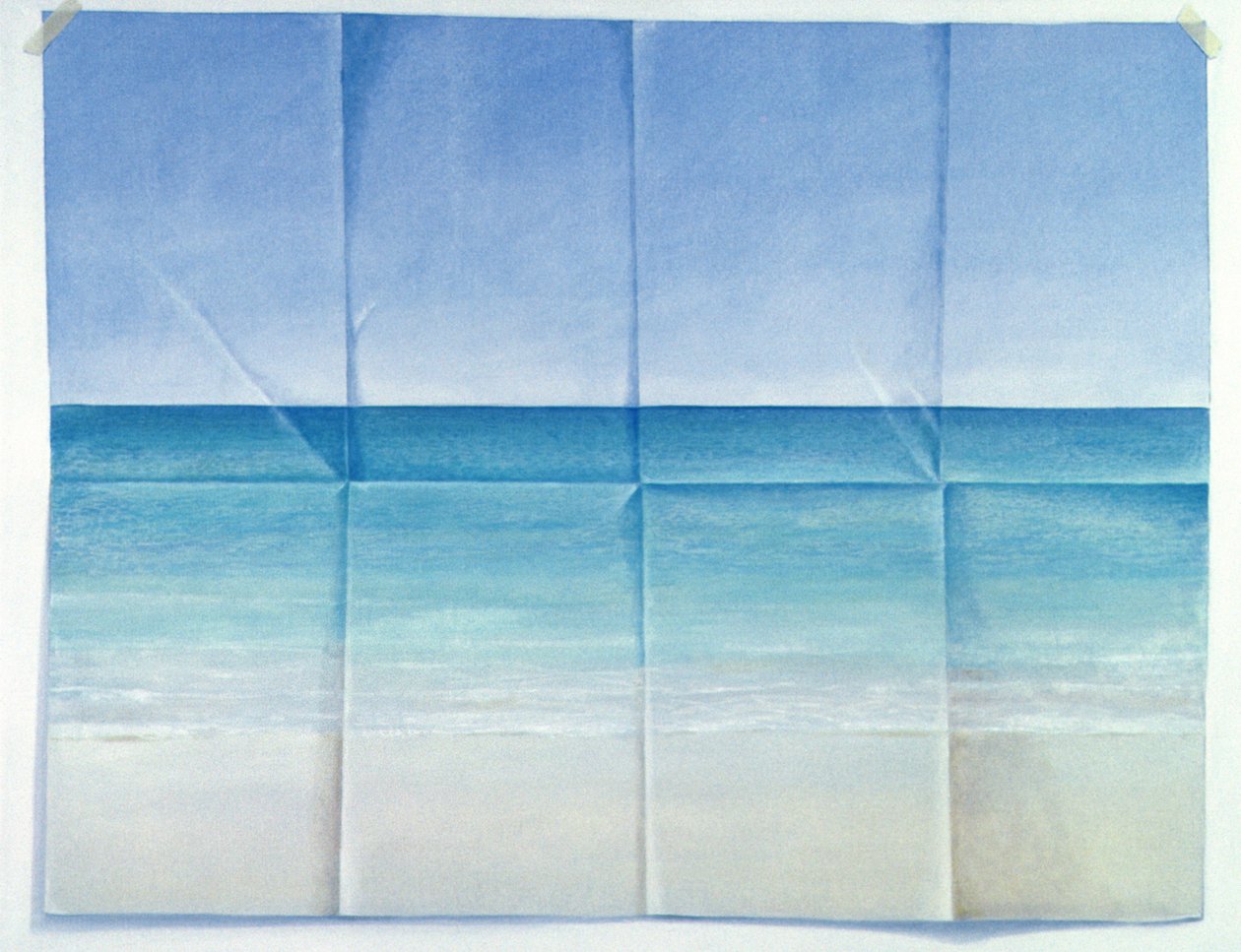 Seascape, 1984 (akryl på lærred) af Lincoln Seligman