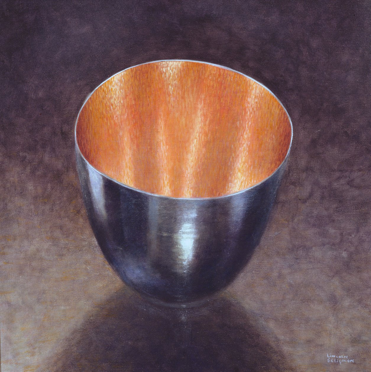 Stålskål, 2005 (akryl) af Lincoln Seligman