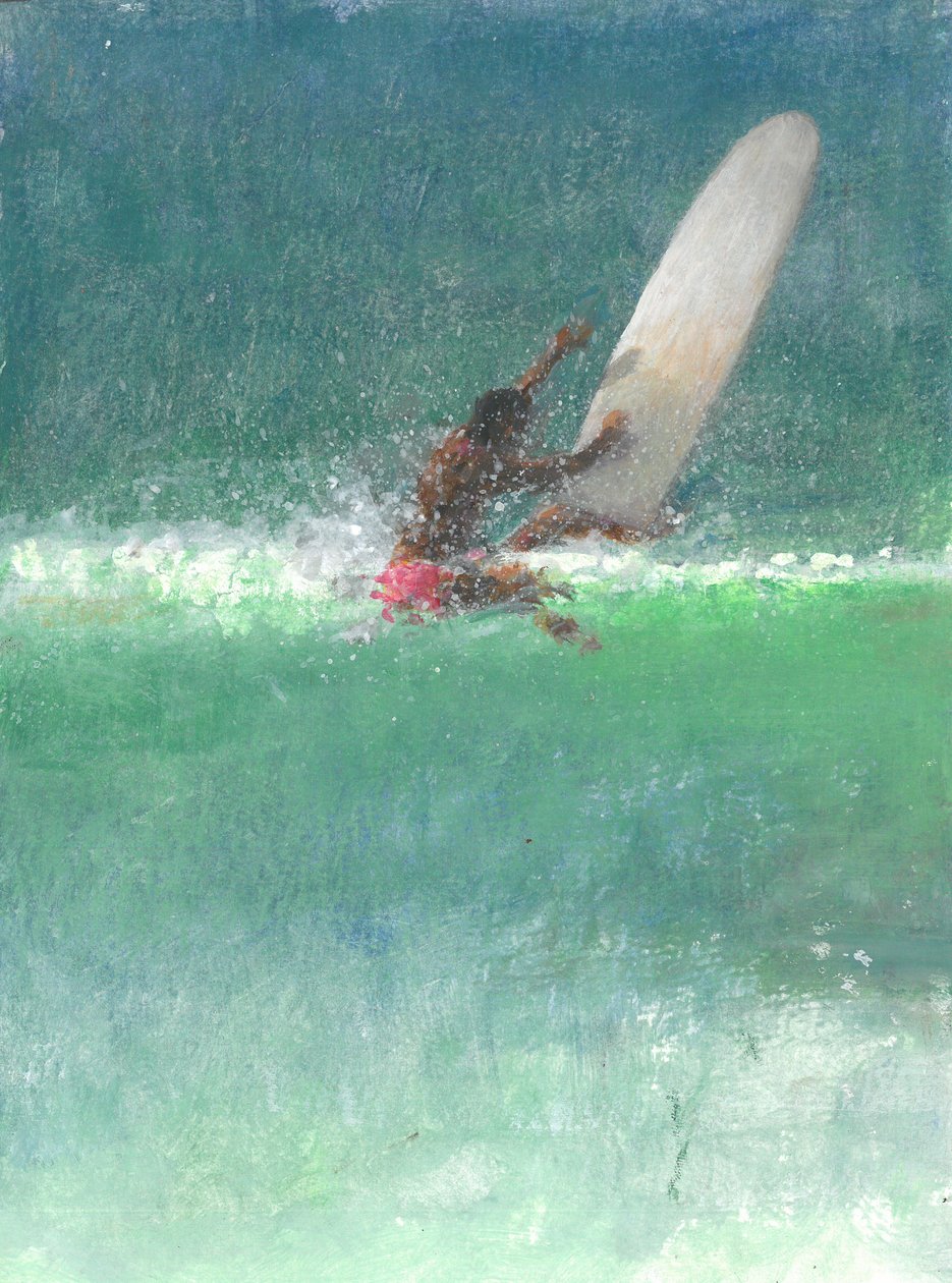 Surfing 1, Sri Lanka, 2015 af Lincoln Seligman