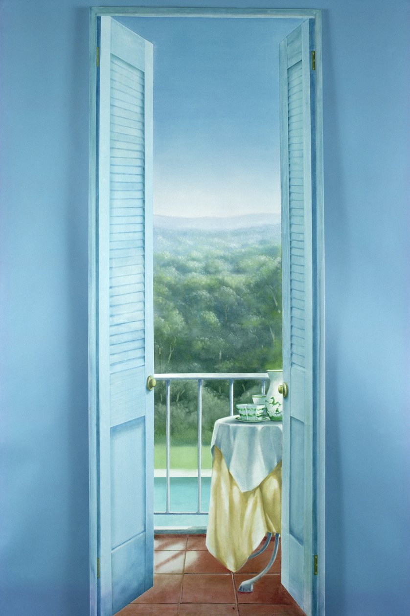 Morgenmad, St. Maxime, 1984 af Lincoln Seligman